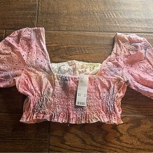 NWT Urban Outfitters cropped top Cinched
